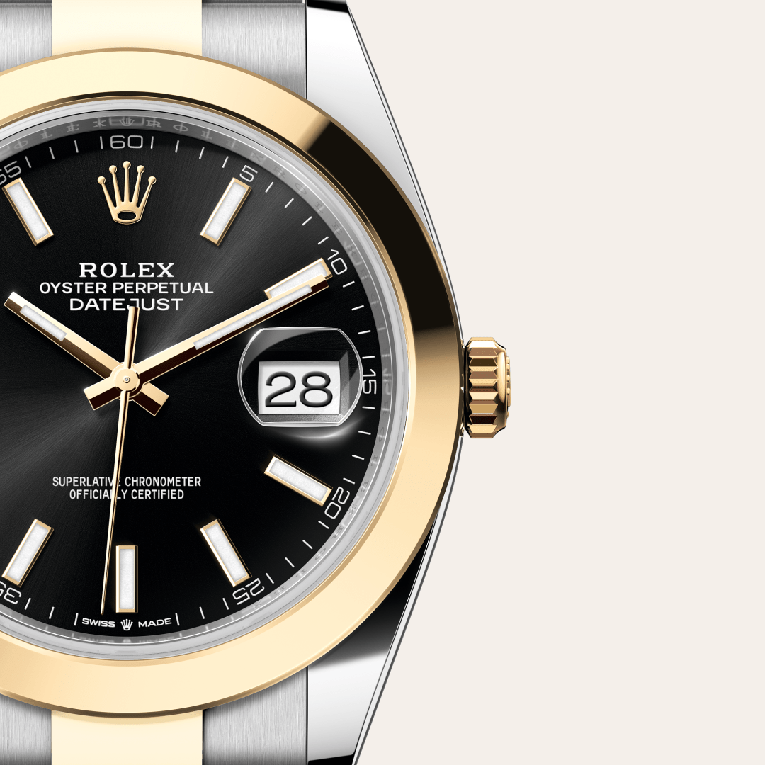 Rolex Datejust 41 Oyster, 41 mm, Oystersteel çelik ve sarı altın M126303-0013