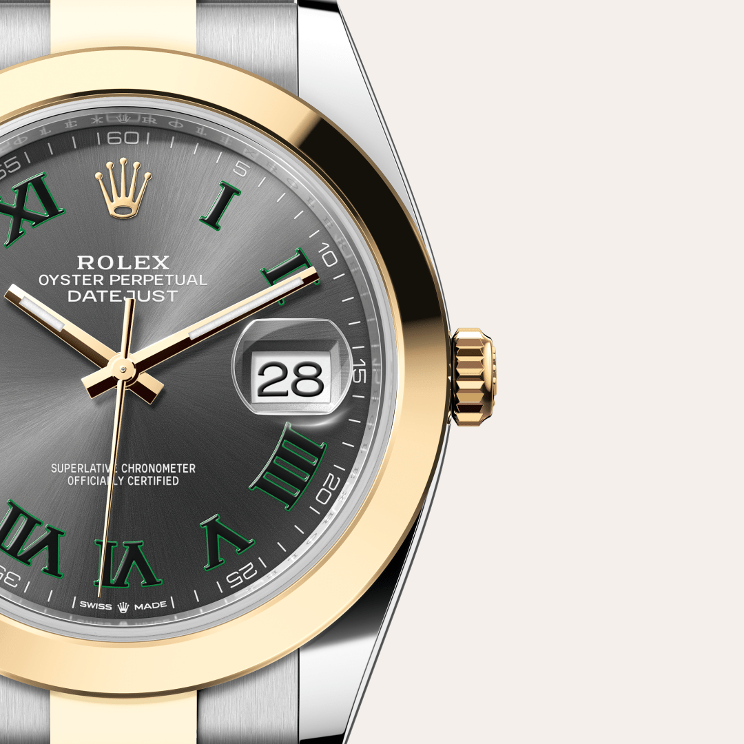 Rolex Datejust 41 Oyster, 41 mm, Oystersteel çelik ve sarı altın M126303-0019