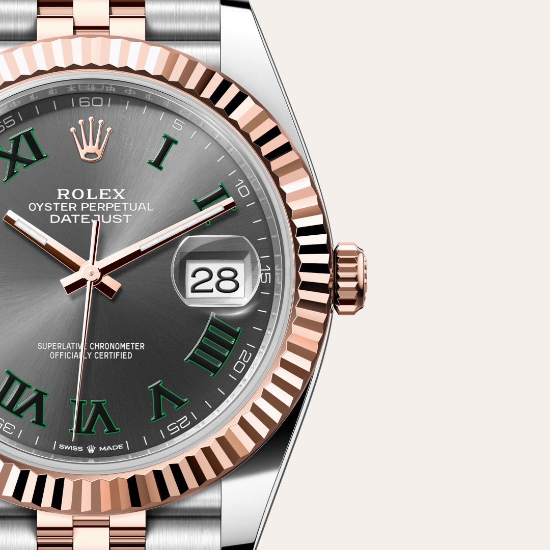 Rolex Datejust 41 Oyster, 41 mm, Oystersteel çelik ve Everose altın M126331-0016