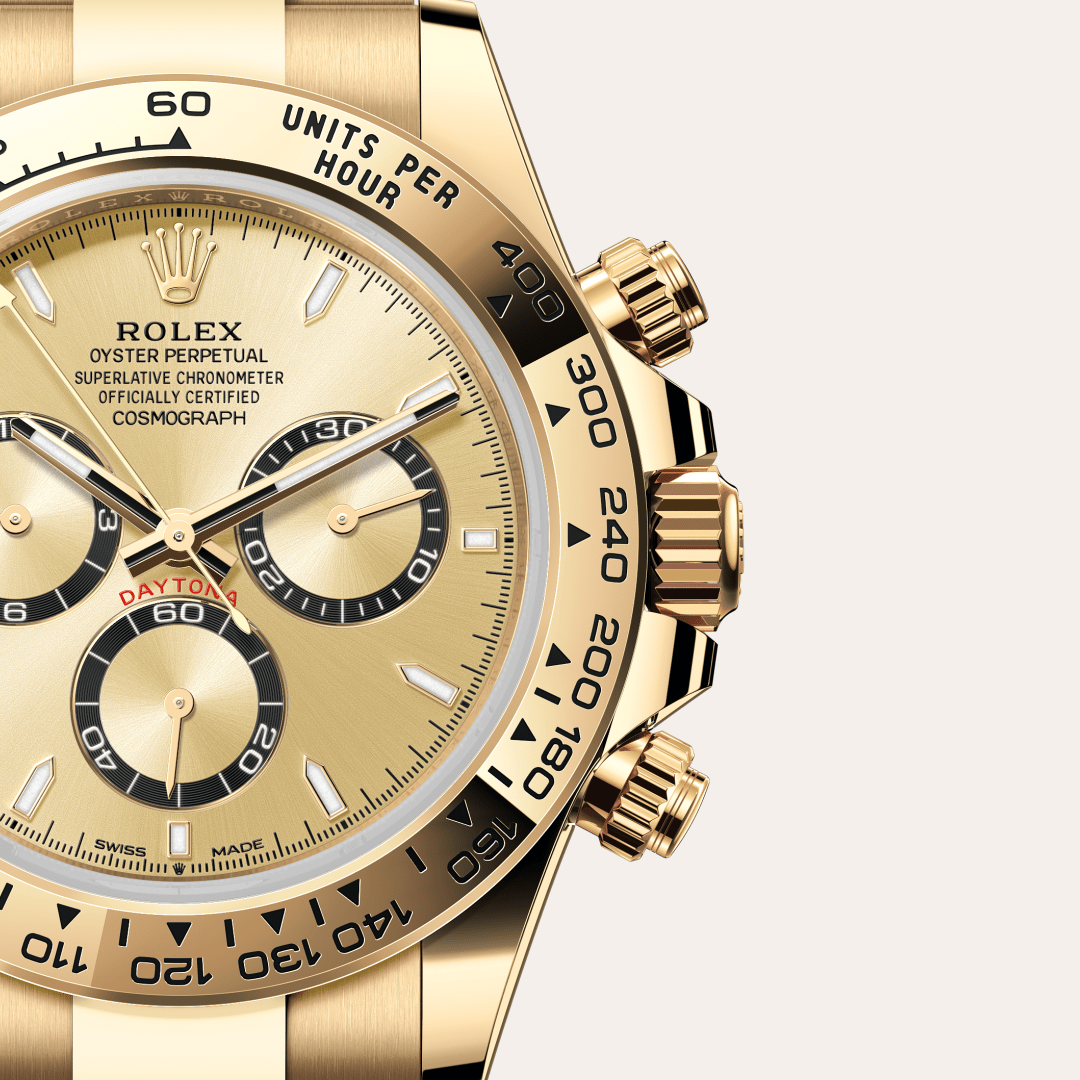 Rolex Cosmograph Daytona Oyster, 40 mm, sarı altın M126508-0005