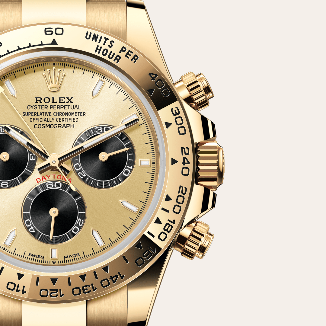 Rolex Cosmograph Daytona Oyster, 40 mm, sarı altın M126508-0006