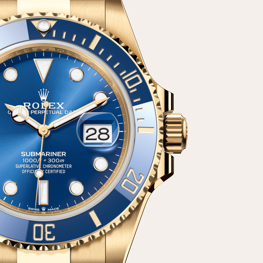 Rolex Submariner Date Oyster, 41 mm, sarı altın M126618LB-0002