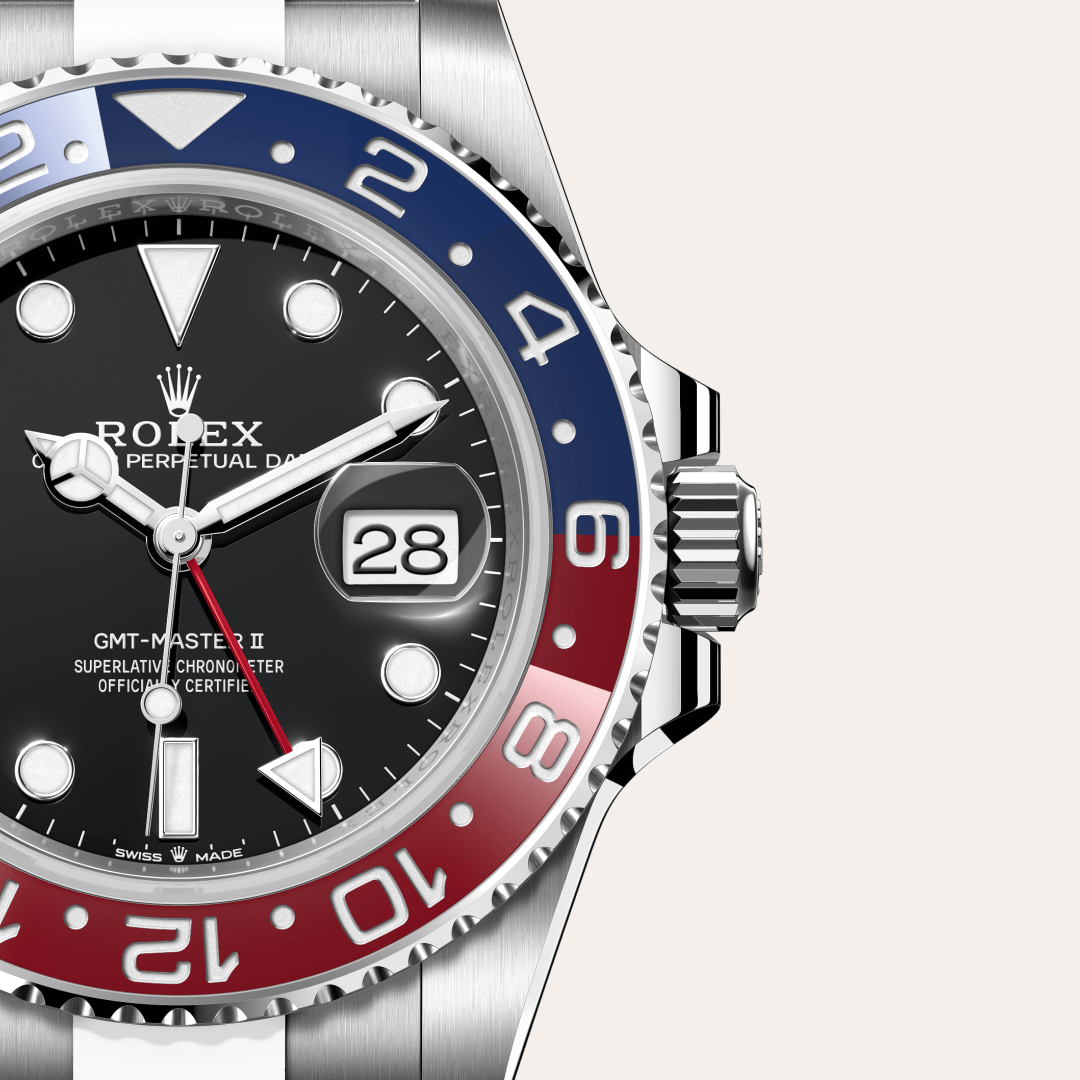 Rolex GMT-Master II Oyster, 40 mm, Oystersteel çelik M126710BLRO-0002