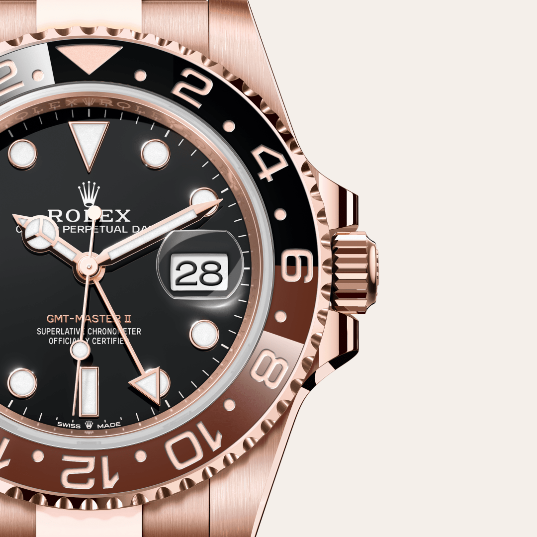 Rolex GMT-Master II Oyster, 40 mm, Everose altın M126715CHNR-0001