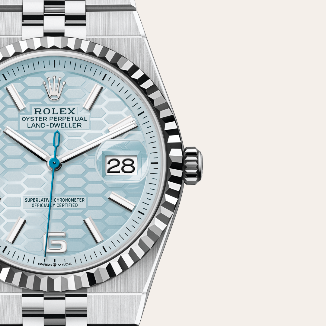 Rolex Land-Dweller 36 Oyster, 36 mm, platin M127236-0001