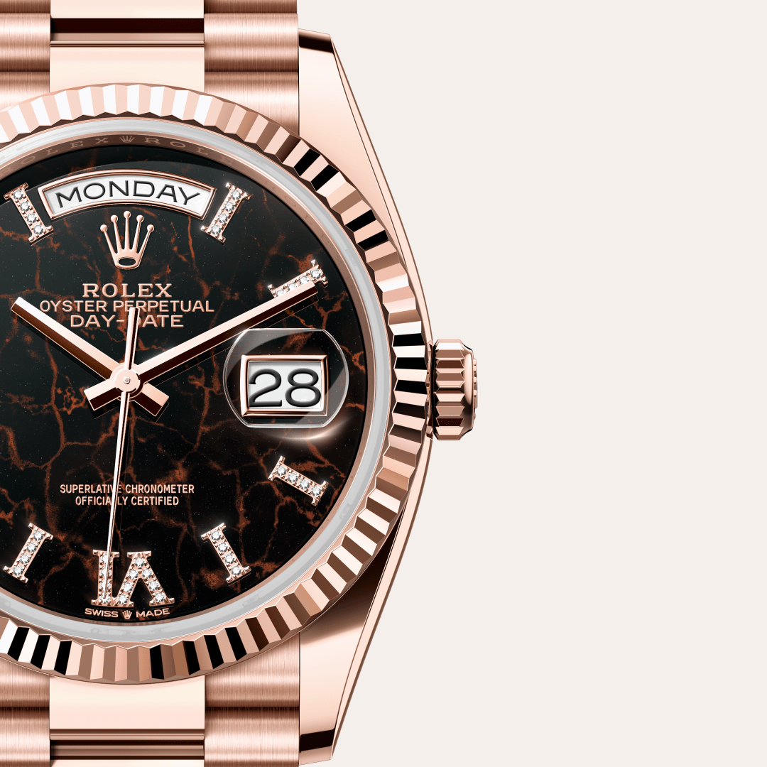Rolex Day-Date 36 Oyster, 36 mm, Everose altın M128235-0041