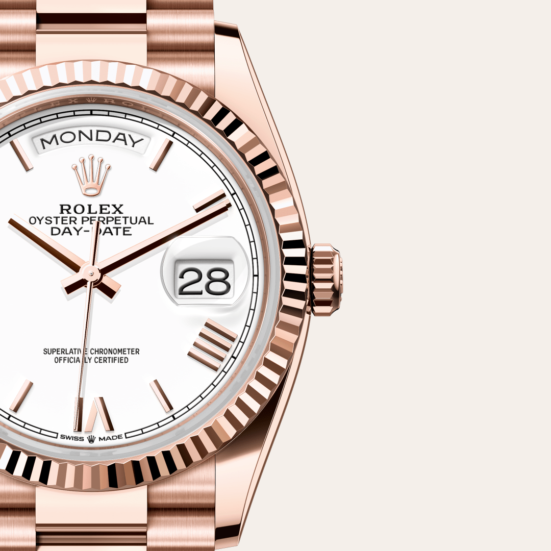 Rolex Day-Date 36 Oyster, 36 mm, Everose altın M128235-0070