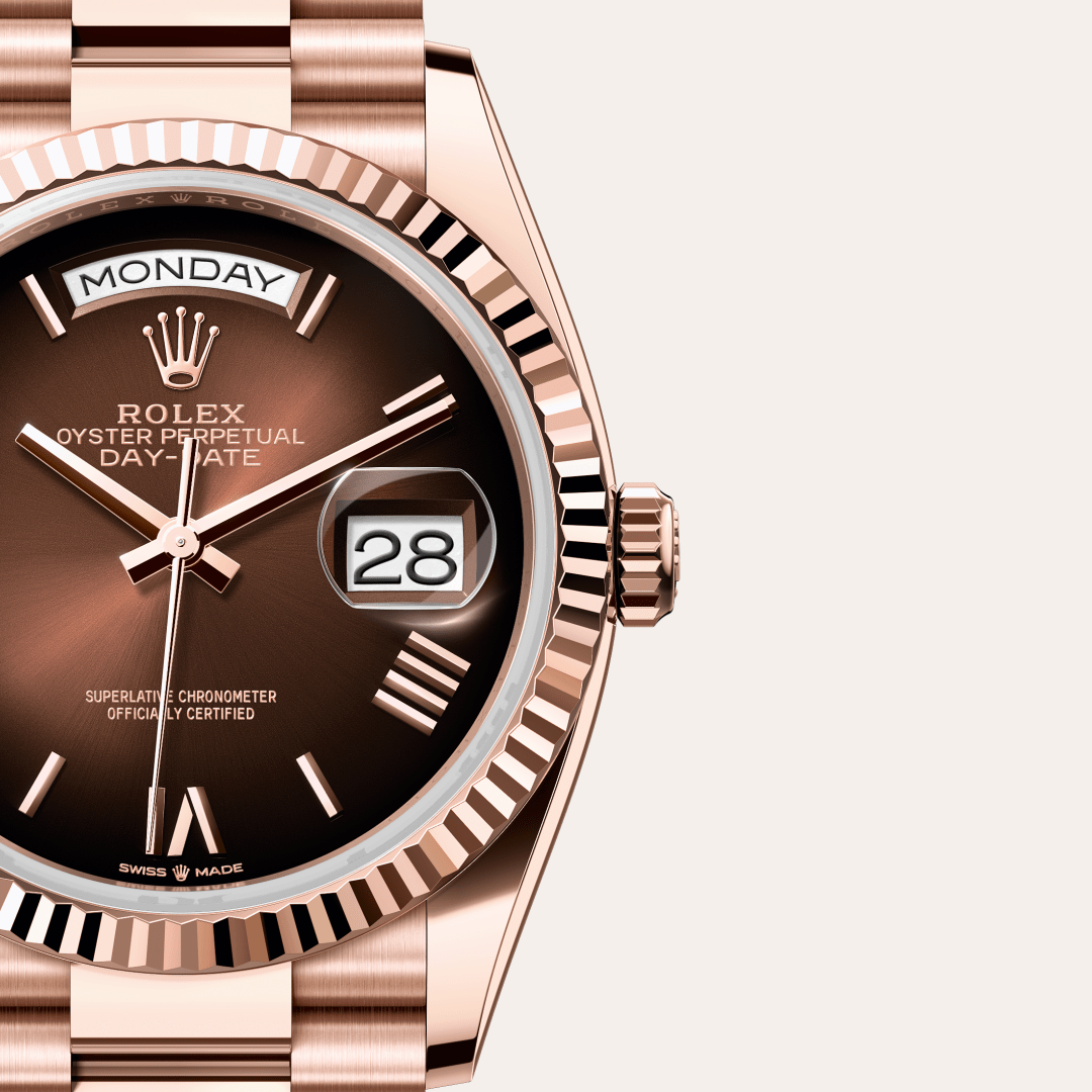 Rolex Day-Date 36 Oyster, 36 mm, Everose altın M128235-0075