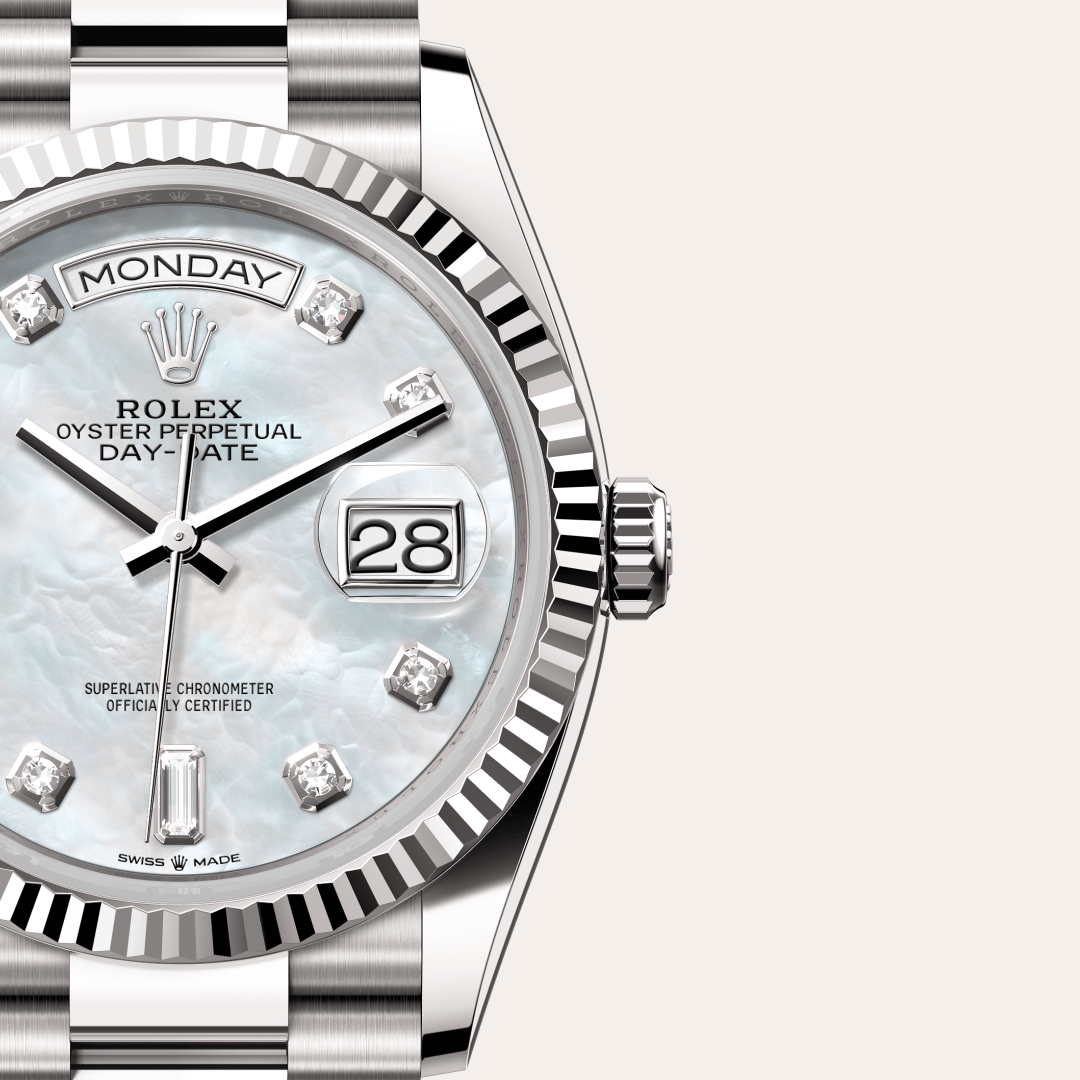 Rolex Day-Date 36 Oyster, 36 mm, beyaz altın M128239-0007