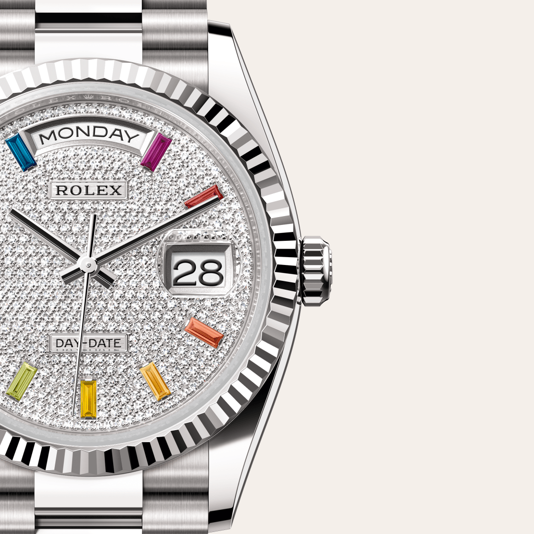 Rolex Day-Date 36 Oyster, 36 mm, beyaz altın M128239-0019