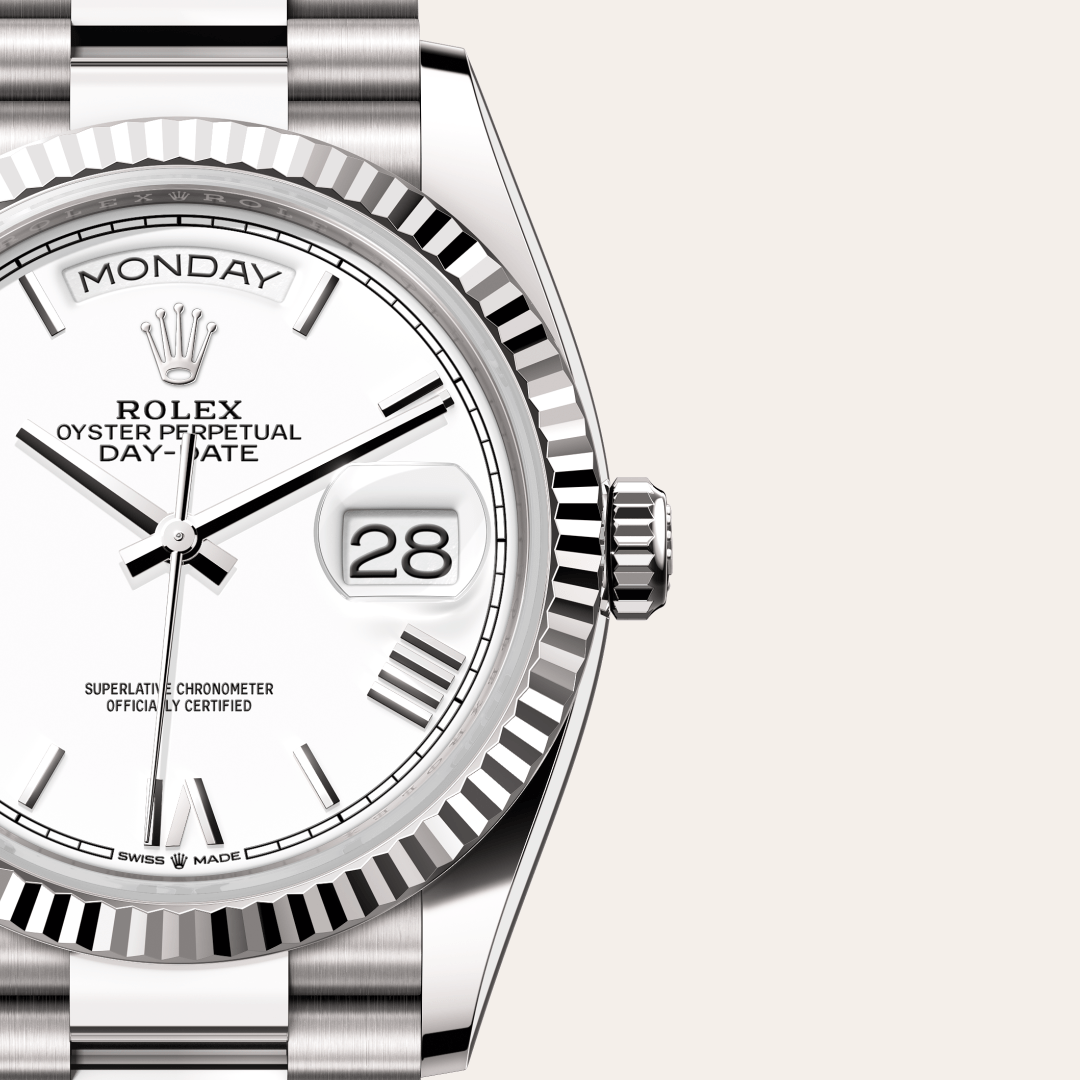 Rolex Day-Date 36 Oyster, 36 mm, beyaz altın M128239-0059