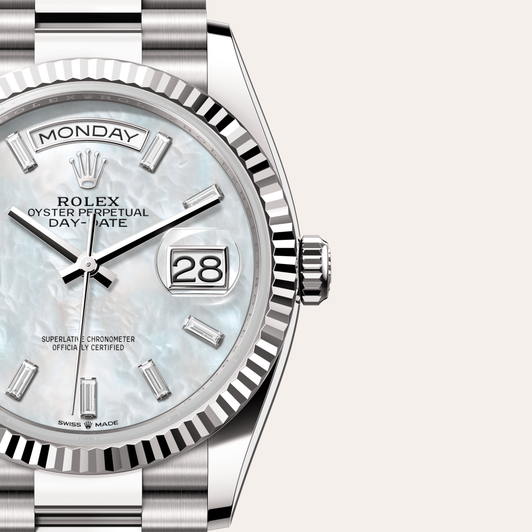 Rolex Day-Date 36 Oyster, 36 mm, beyaz altın M128239-0065