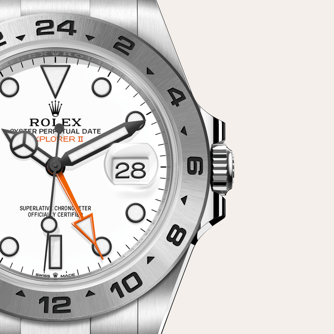 Rolex Explorer II Oyster, 42 mm, Oystersteel çelik M226570-0001