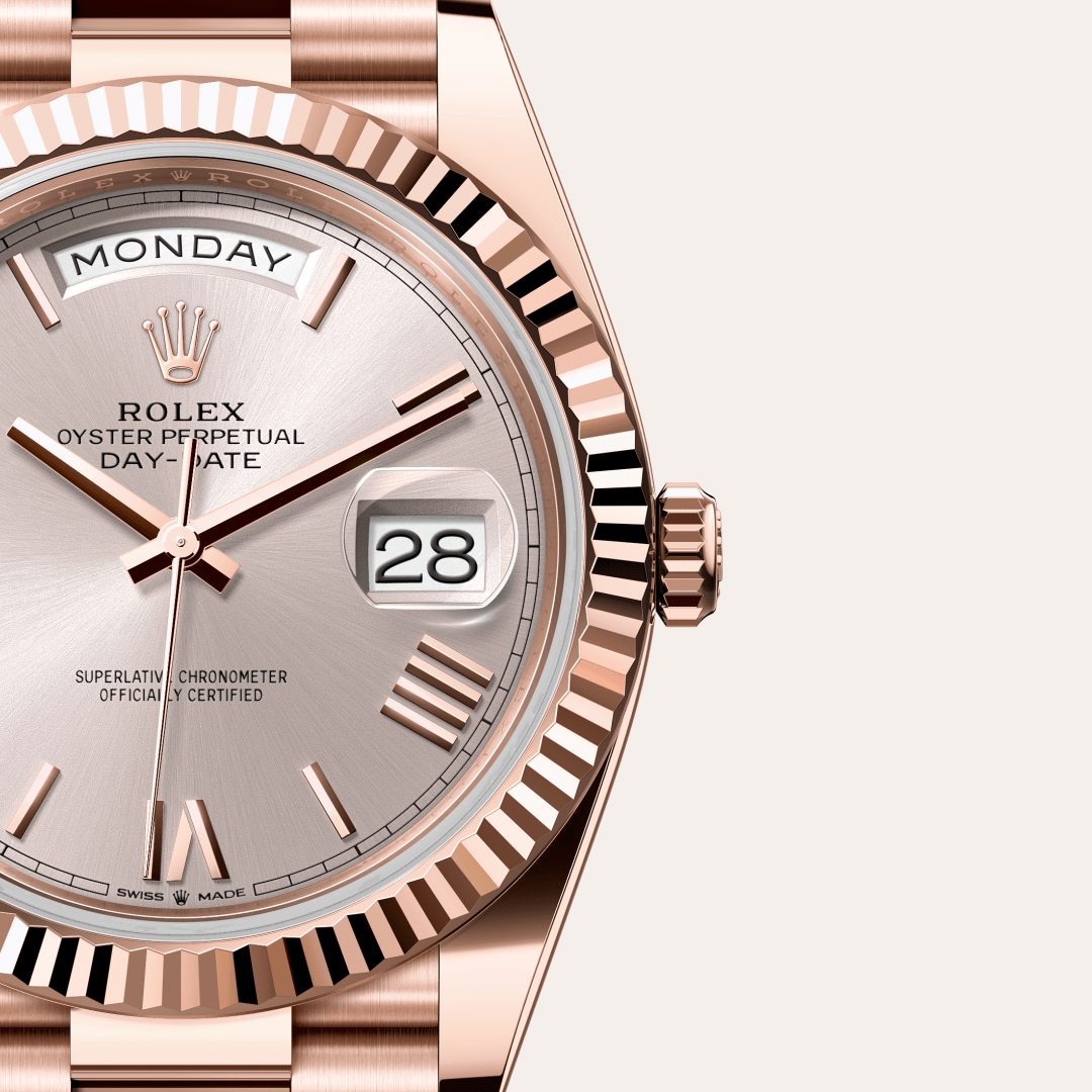 Rolex Day-Date 40 Oyster, 40 mm, Everose altın M228235-0001