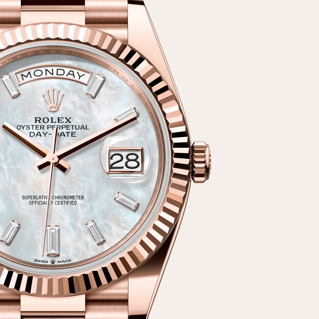 Rolex Day-Date 40 Oyster, 40 mm, Everose altın M228235-0056