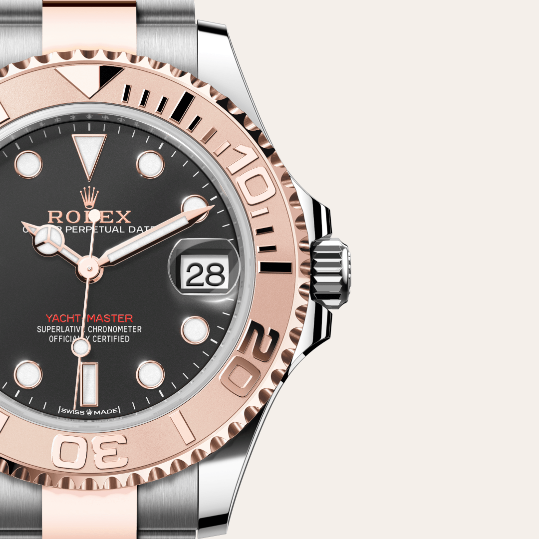 Rolex Yacht-Master 37 Oyster, 37 mm, Oystersteel çelik ve Everose altın M268621-0004