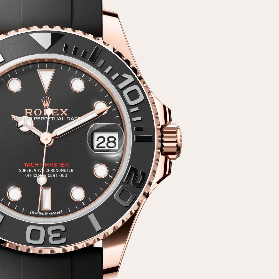 Rolex Yacht-Master 37 Oyster, 37 mm, Everose altın M268655-0017