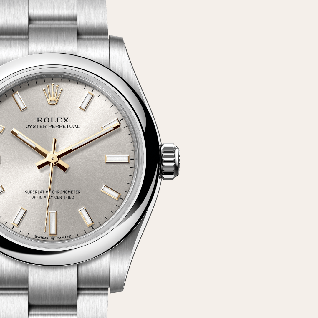 Rolex Oyster Perpetual 31 Oyster, 31 mm, Oystersteel çelik M277200-0001