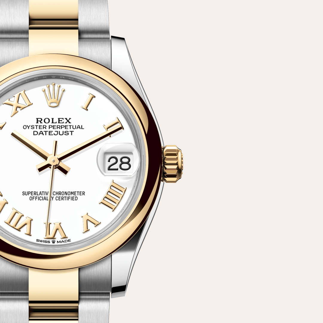 Rolex Datejust 31 Oyster, 31 mm, Oystersteel çelik ve sarı altın M278243-0001