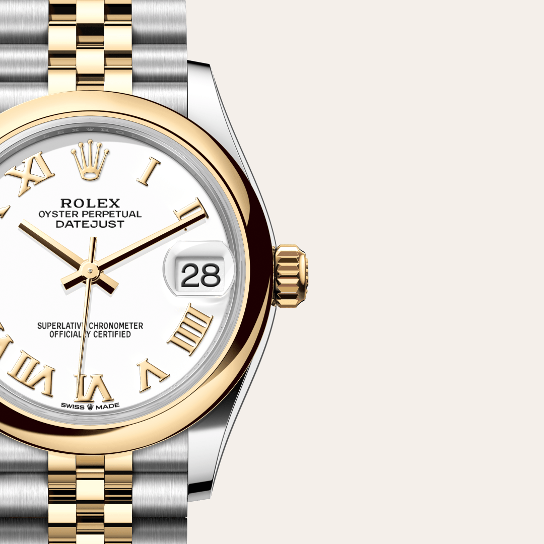 Rolex Datejust 31 Oyster, 31 mm, Oystersteel çelik ve sarı altın M278243-0002