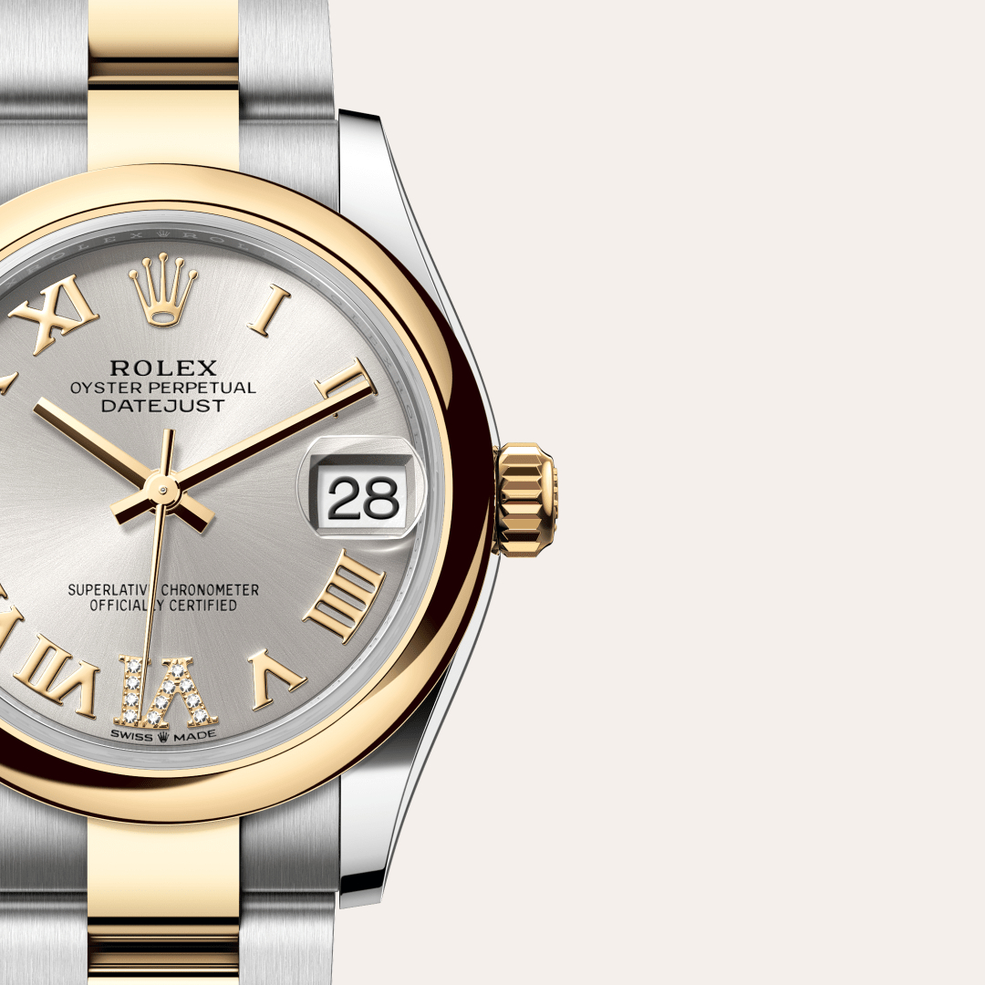 Rolex Datejust 31 Oyster, 31 mm, Oystersteel çelik ve sarı altın M278243-0003