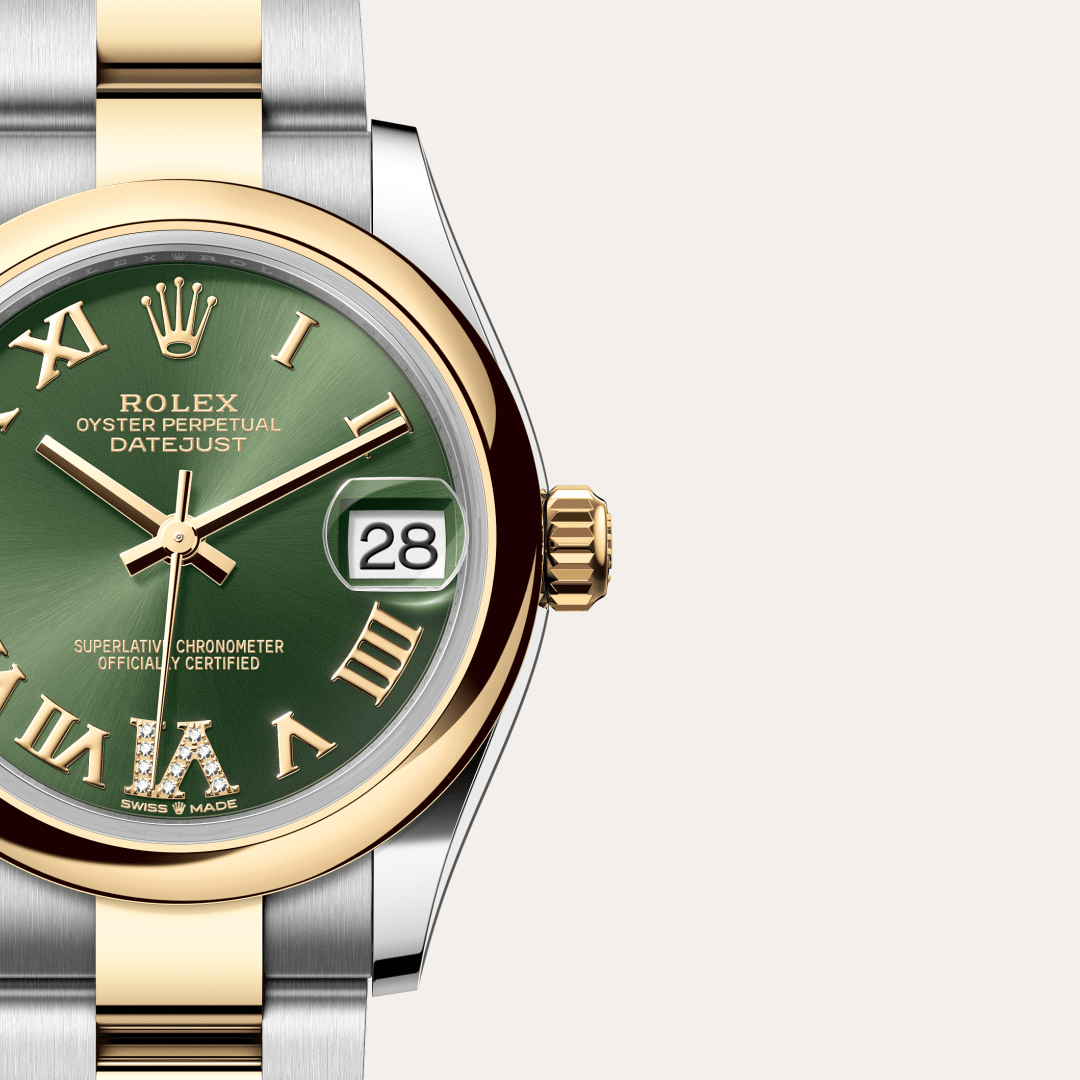 Rolex Datejust 31 Oyster, 31 mm, Oystersteel çelik ve sarı altın M278243-0015