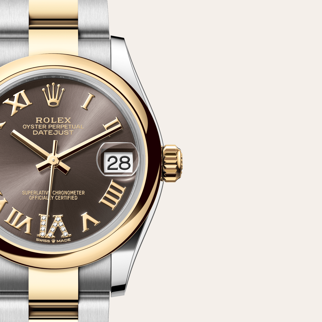 Rolex Datejust 31 Oyster, 31 mm, Oystersteel çelik ve sarı altın M278243-0017