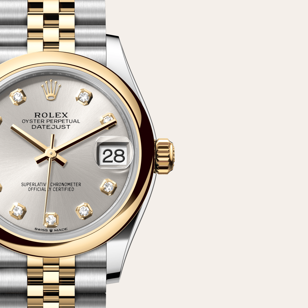Rolex Datejust 31 Oyster, 31 mm, Oystersteel çelik ve sarı altın M278243-0020