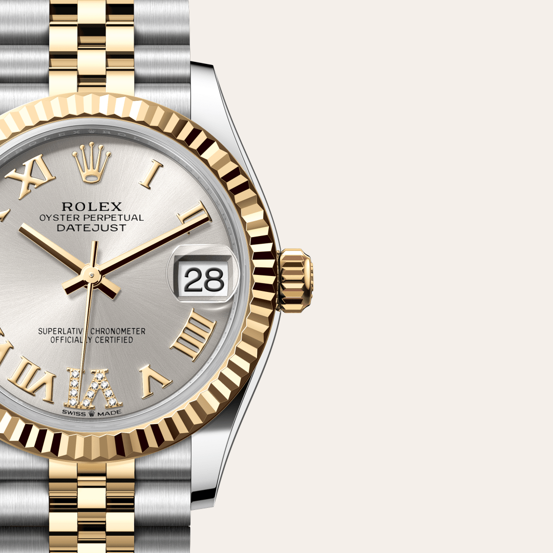 Rolex Datejust 31 Oyster, 31 mm, Oystersteel çelik ve sarı altın M278273-0004