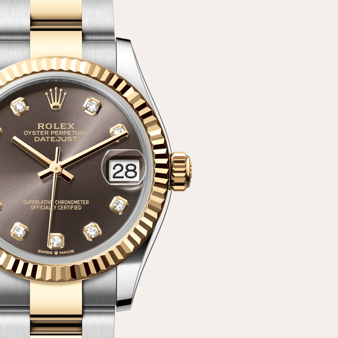 Rolex Datejust 31 Oyster, 31 mm, Oystersteel çelik ve sarı altın M278273-0021