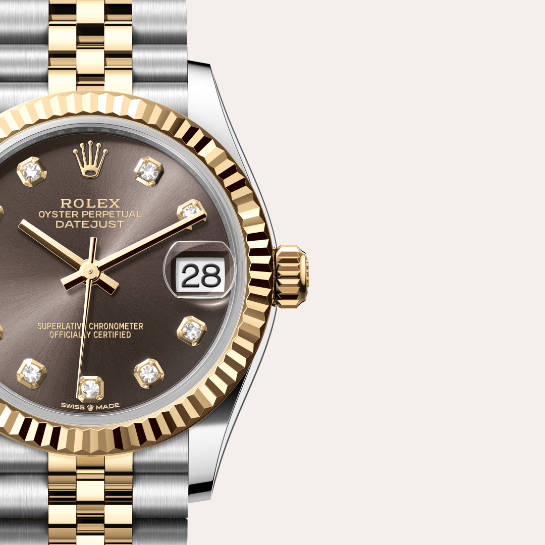 Rolex Datejust 31 Oyster, 31 mm, Oystersteel çelik ve sarı altın M278273-0022