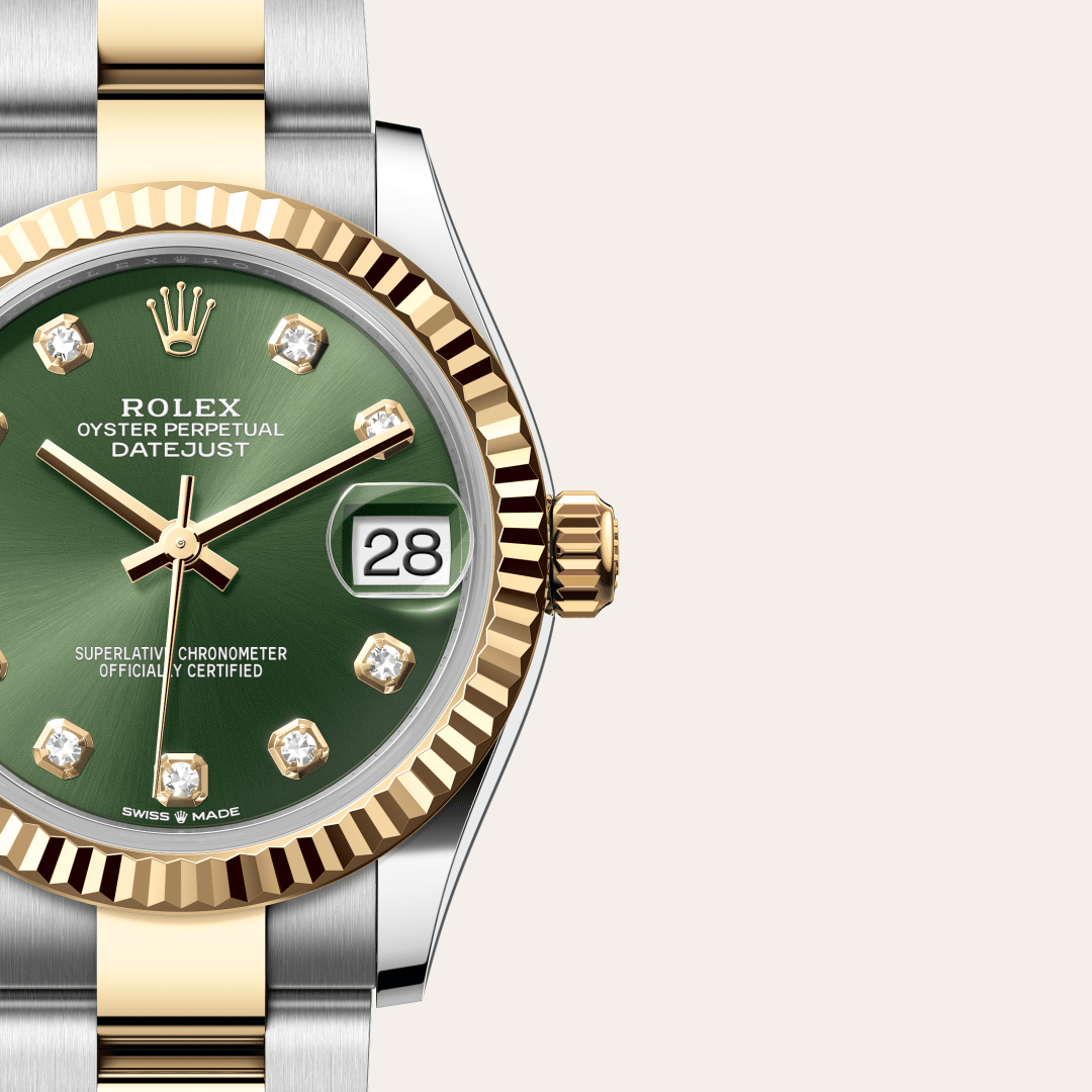 Rolex Datejust 31 Oyster, 31 mm, Oystersteel çelik ve sarı altın M278273-0029