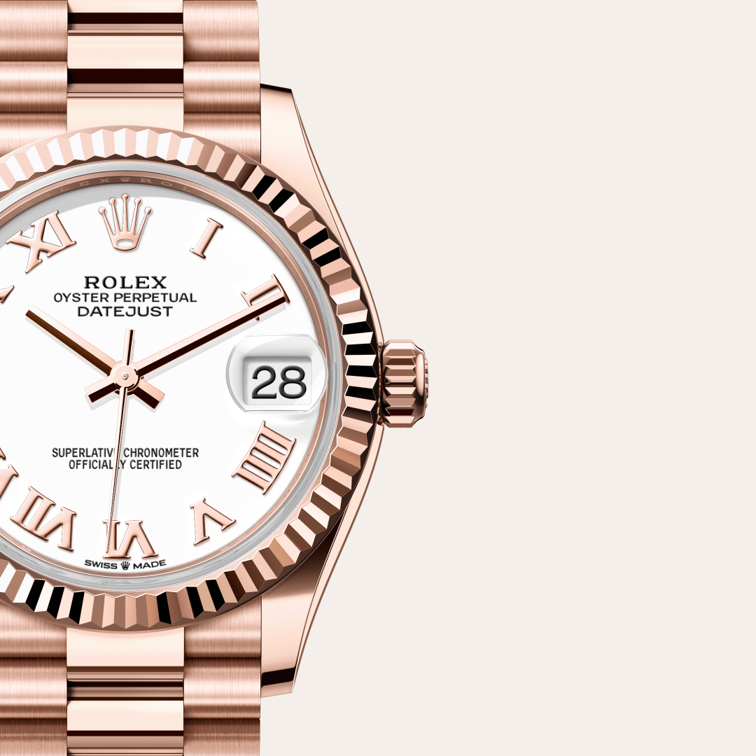 Rolex Datejust 31 Oyster, 31 mm, Everose altın M278275-0019