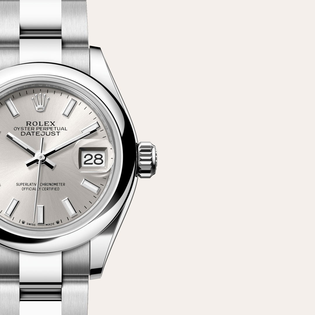 Rolex Lady-Datejust Oyster, 28 mm, Oystersteel çelik M279160-0006