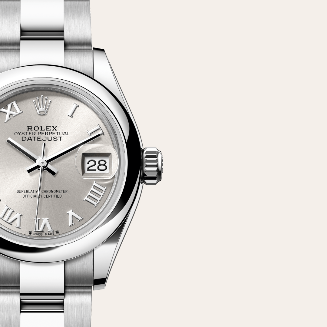 Rolex Lady-Datejust Oyster, 28 mm, Oystersteel çelik M279160-0008