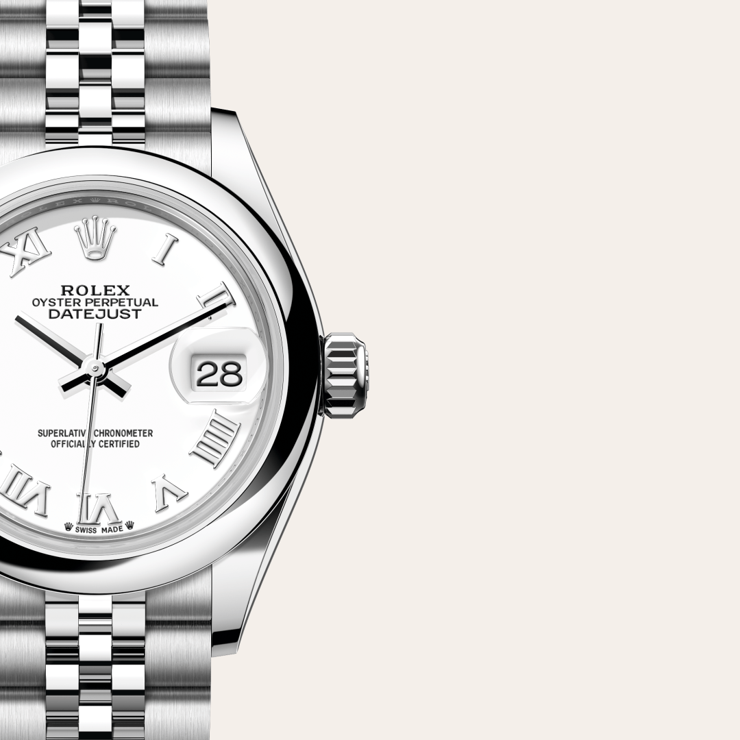 Rolex Lady-Datejust Oyster, 28 mm, Oystersteel çelik M279160-0015