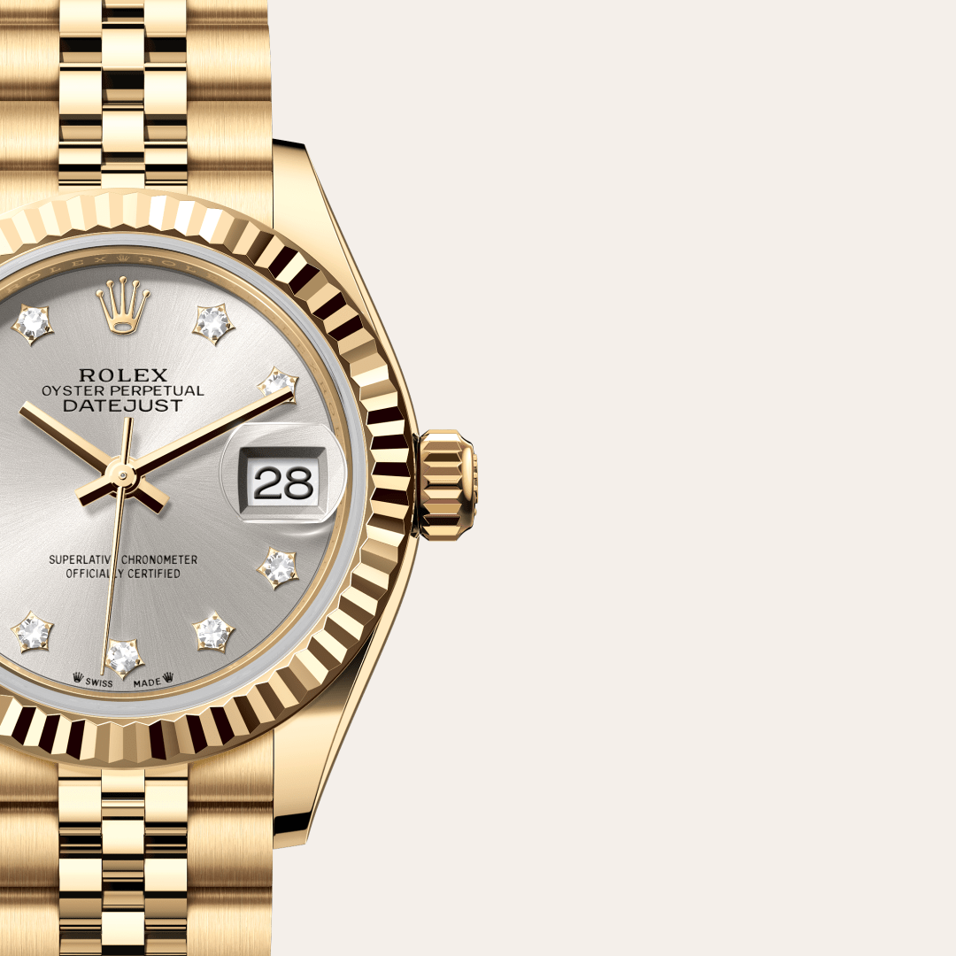 Rolex Lady-Datejust Oyster, 28 mm, sarı altın M279178-0004