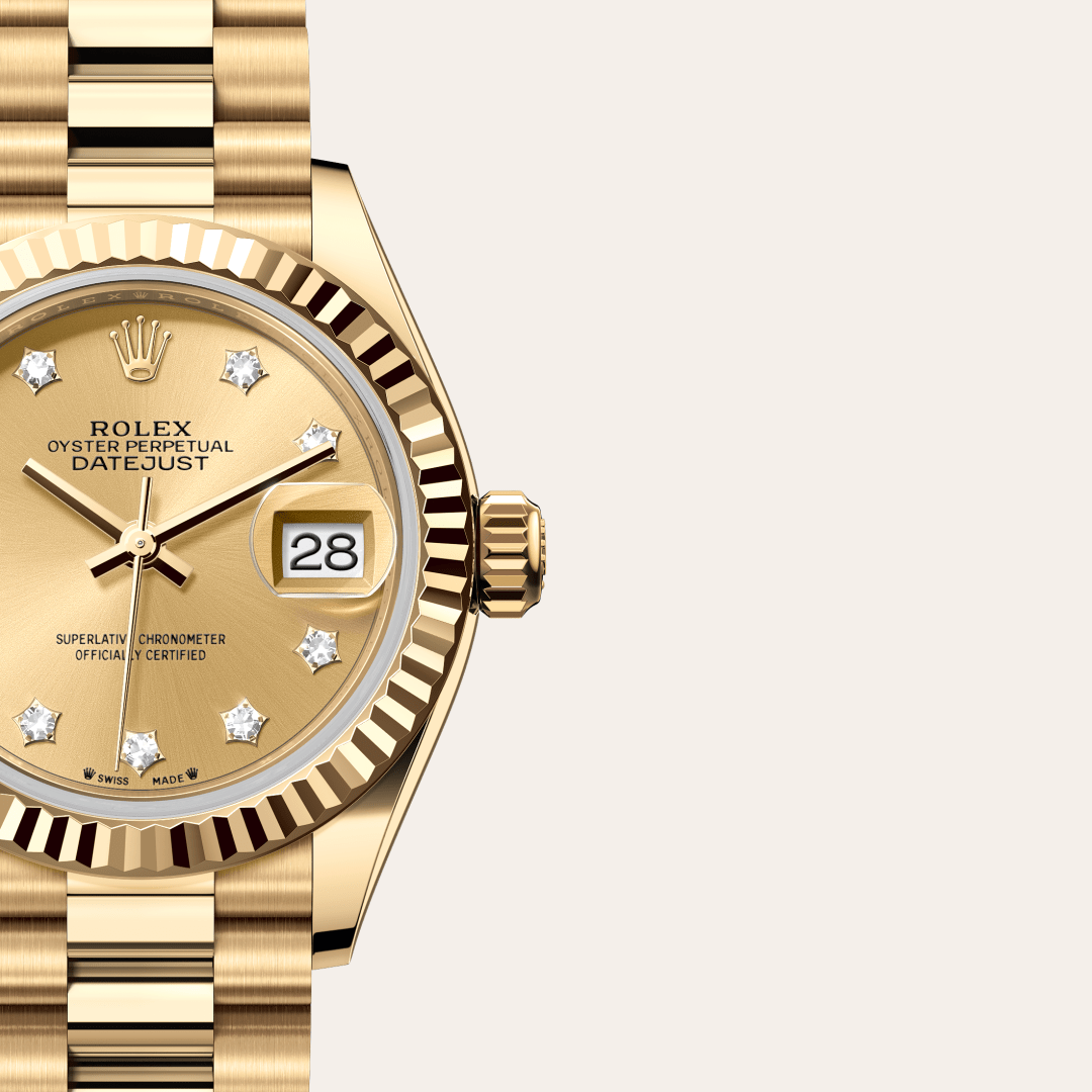Rolex Lady-Datejust Oyster, 28 mm, sarı altın M279178-0013