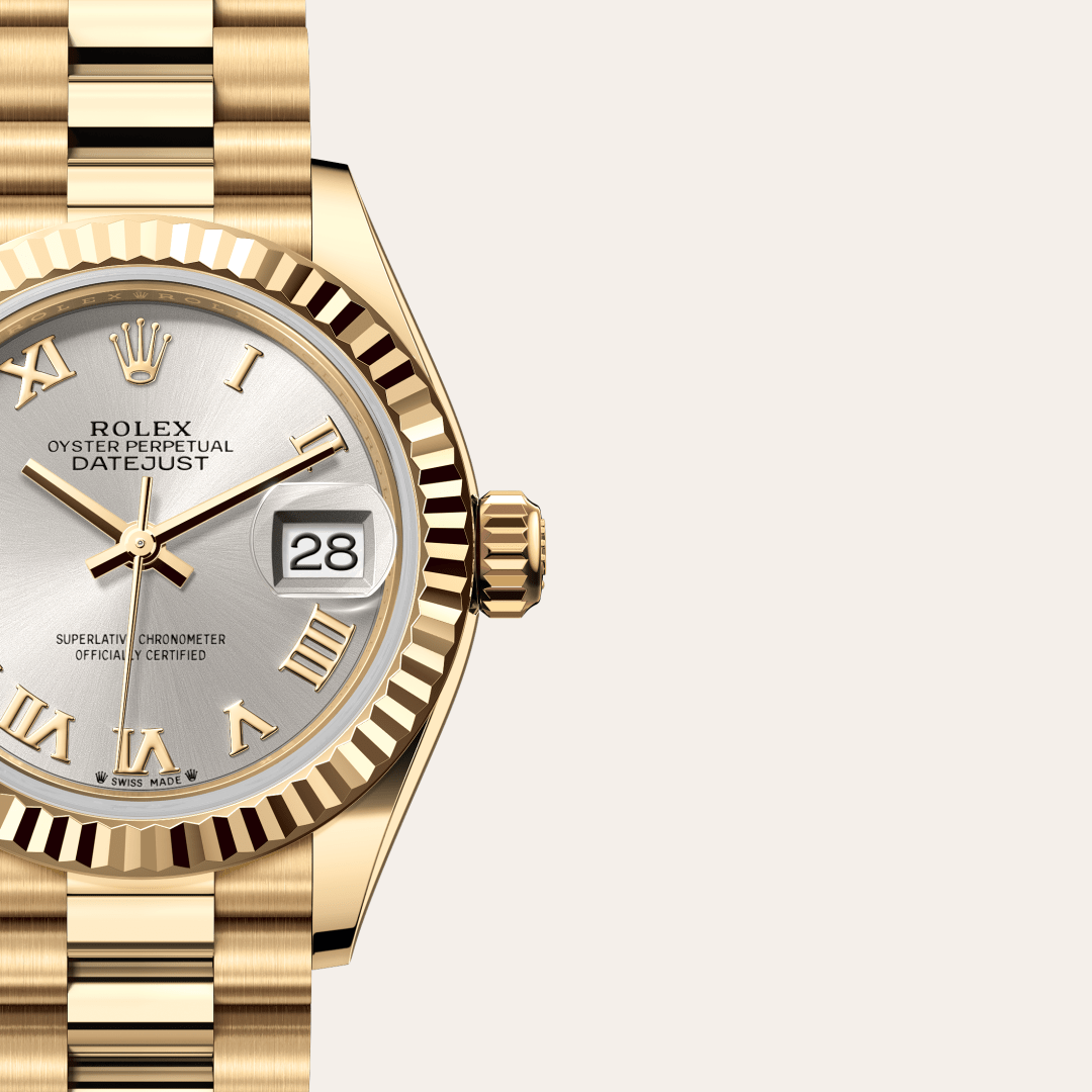 Rolex Lady-Datejust Oyster, 28 mm, sarı altın M279178-0020