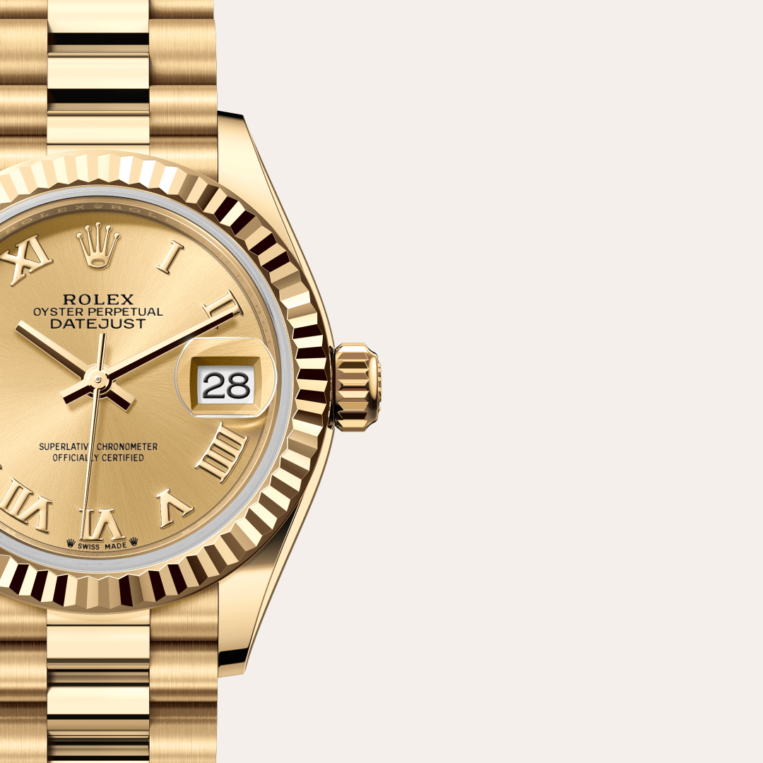 Rolex Lady-Datejust Oyster, 28 mm, sarı altın M279178-0022