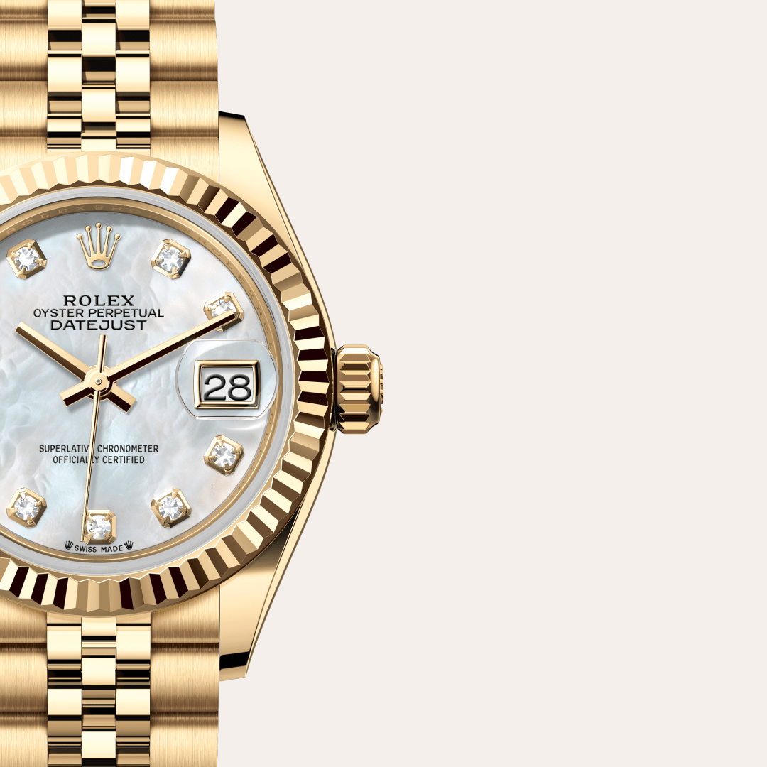 Rolex Lady-Datejust Oyster, 28 mm, sarı altın M279178-0026
