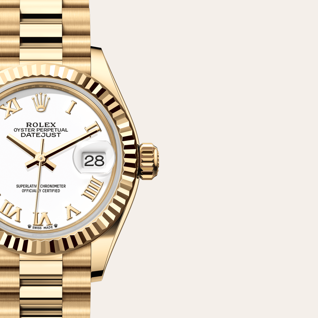 Rolex Lady-Datejust Oyster, 28 mm, sarı altın M279178-0029
