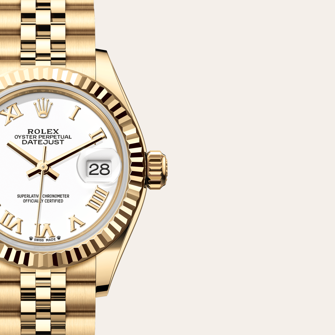 Rolex Lady-Datejust Oyster, 28 mm, sarı altın M279178-0030