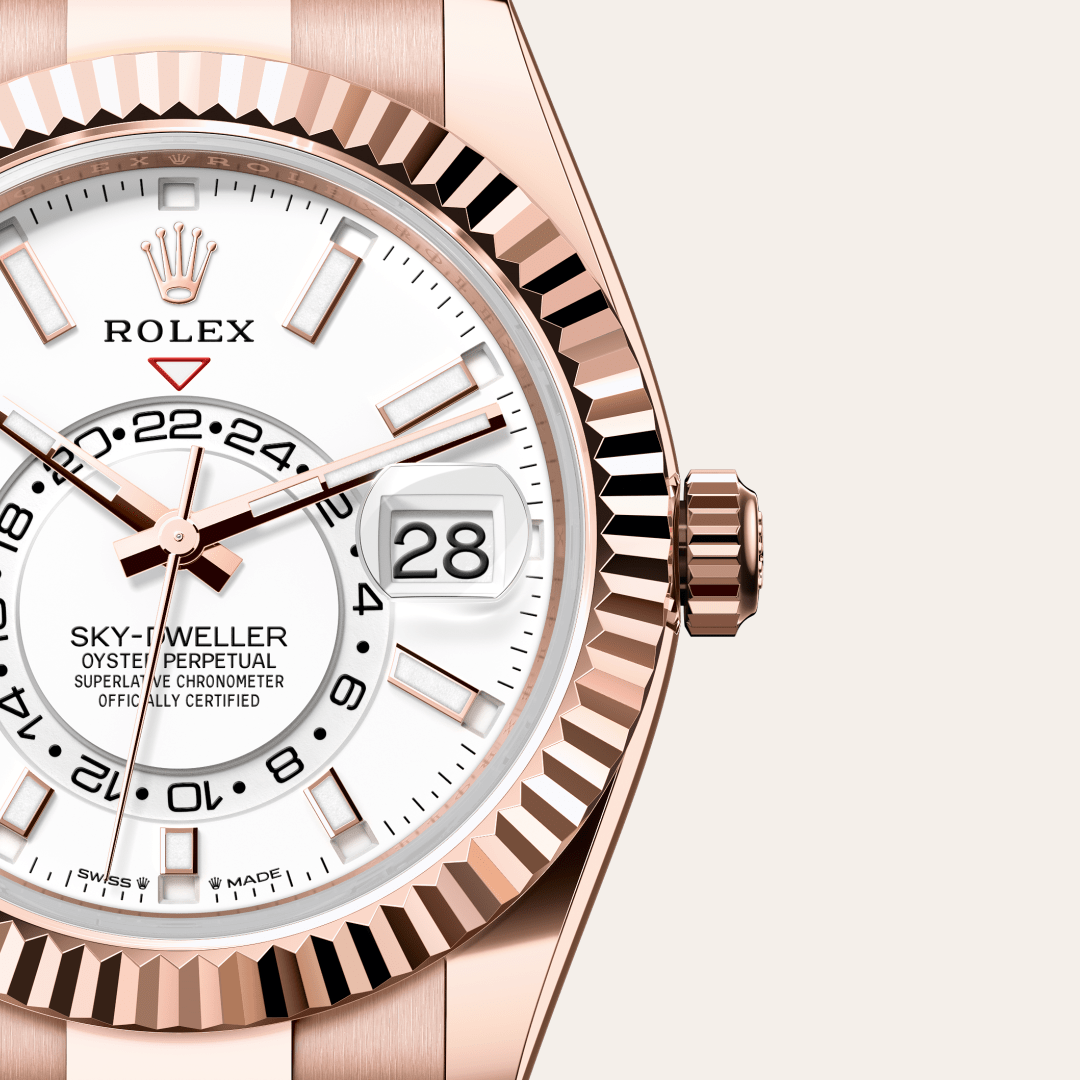 Rolex Sky-Dweller Oyster, 42 mm, Everose altın M336935-0003