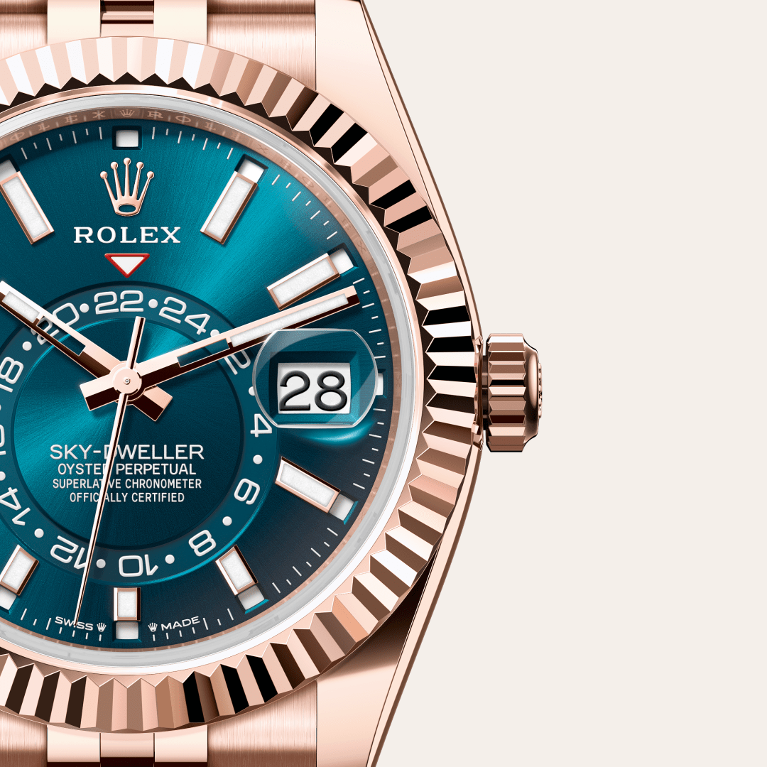 Rolex Sky-Dweller Oyster, 42 mm, Everose gold M336935-0005