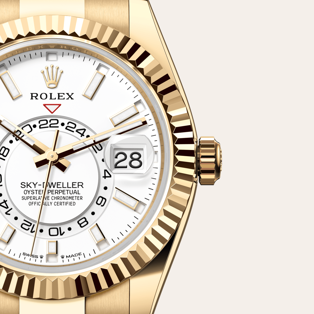 Rolex Sky-Dweller Oyster, 42 mm, sarı altın M336938-0003